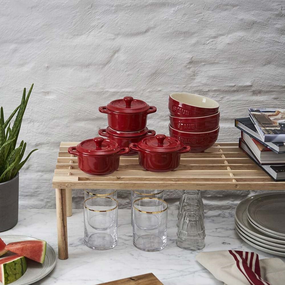 Staub Mini Cocotte Seramik Güveç Seti 4'lü KirazStaub