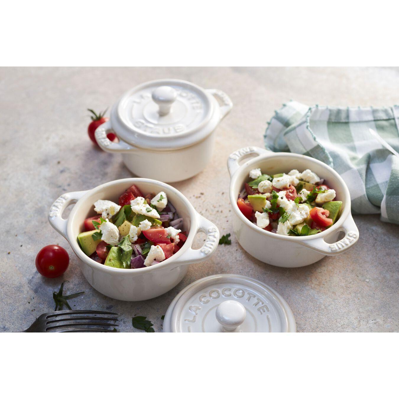 Staub Mini Cocotte Seramik Güveç Seti 4'lü FildişiStaub