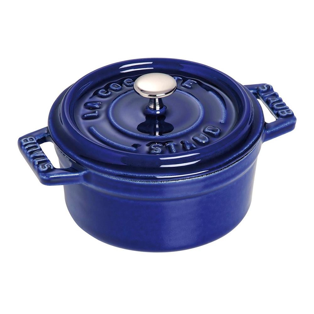 Staub Mini Döküm Tencere Yuvarlak 10 cm Koyu MaviStaub