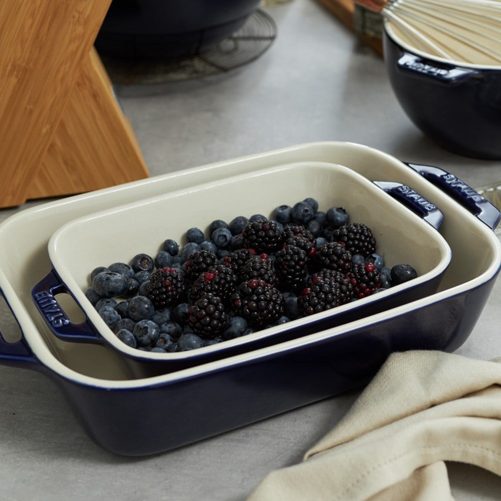 Staub Seramik Dikdörtgen Fırın Kabı 27 x 20 cm LacivertStaub
