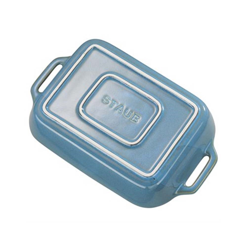 Staub Seramik Fırın Kabı 27x20 cm Antik TurkuazStaub
