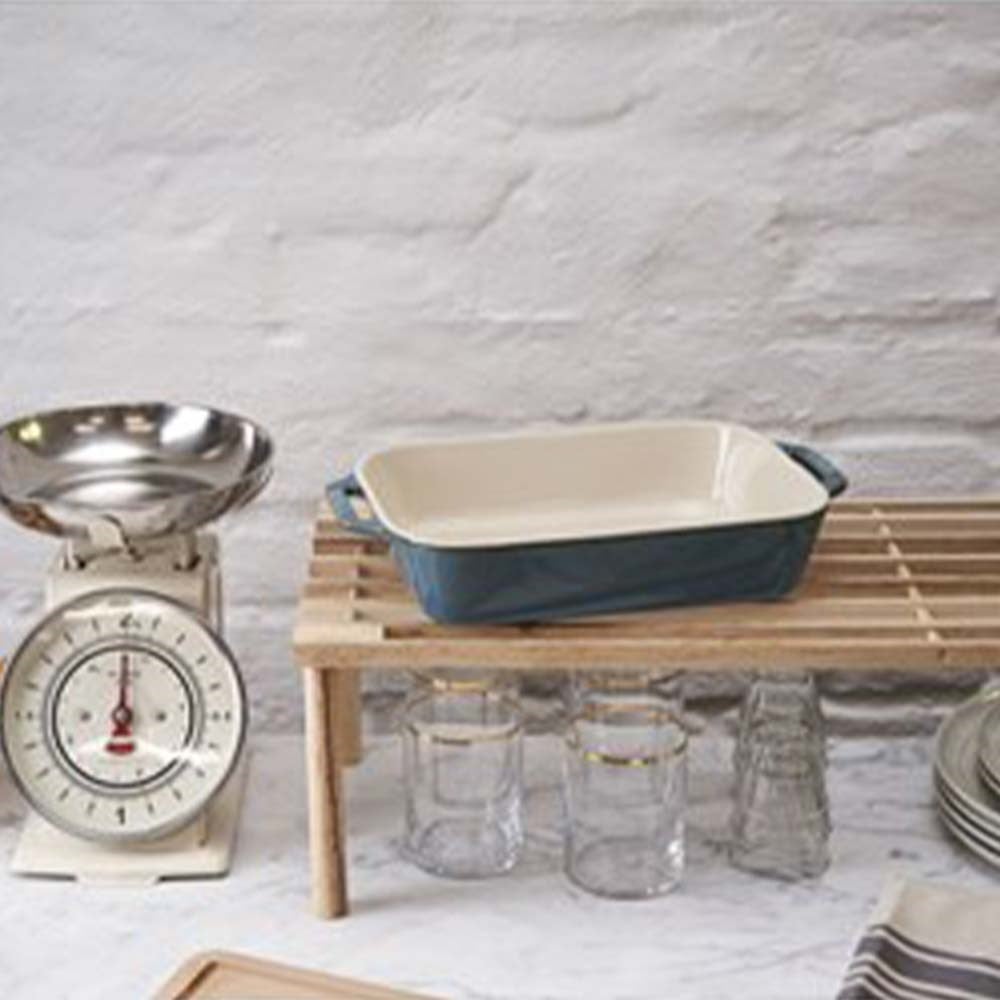 Staub Seramik Fırın Kabı 27x20 cm Antik TurkuazStaub