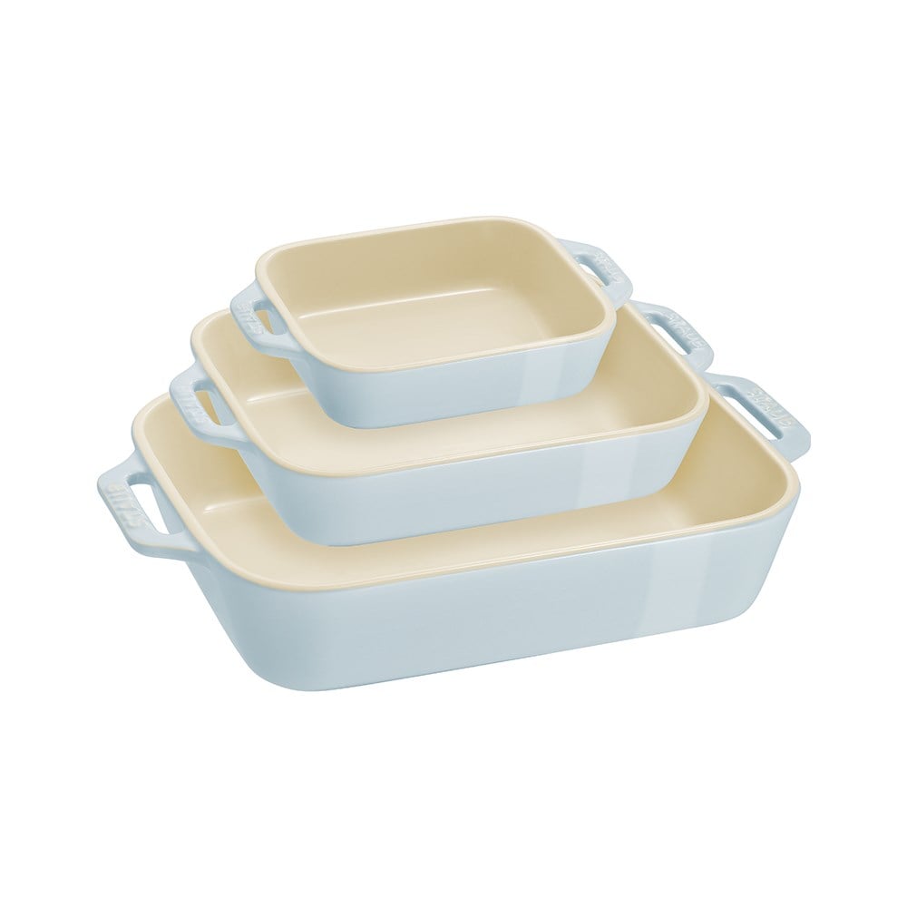 Staub Seramik Fırın Kabı Seti 3'lü MaviStaub