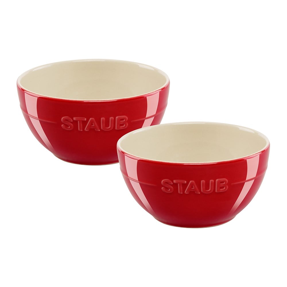 Staub Seramik Kase 2'li Set 14 cm KirazStaub