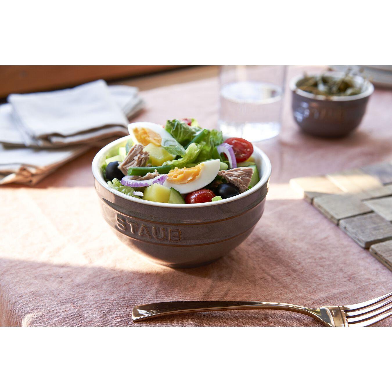 Staub Seramik Kase 4'lü Set 14 cm Antik GriStaub