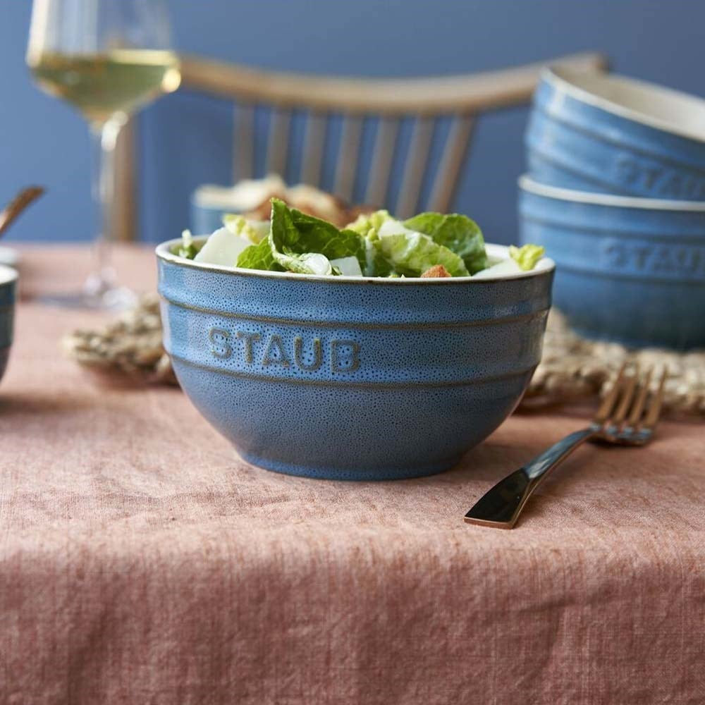 Staub Seramik Kase 4'lü Set 14 cm Antik TurkuazStaub