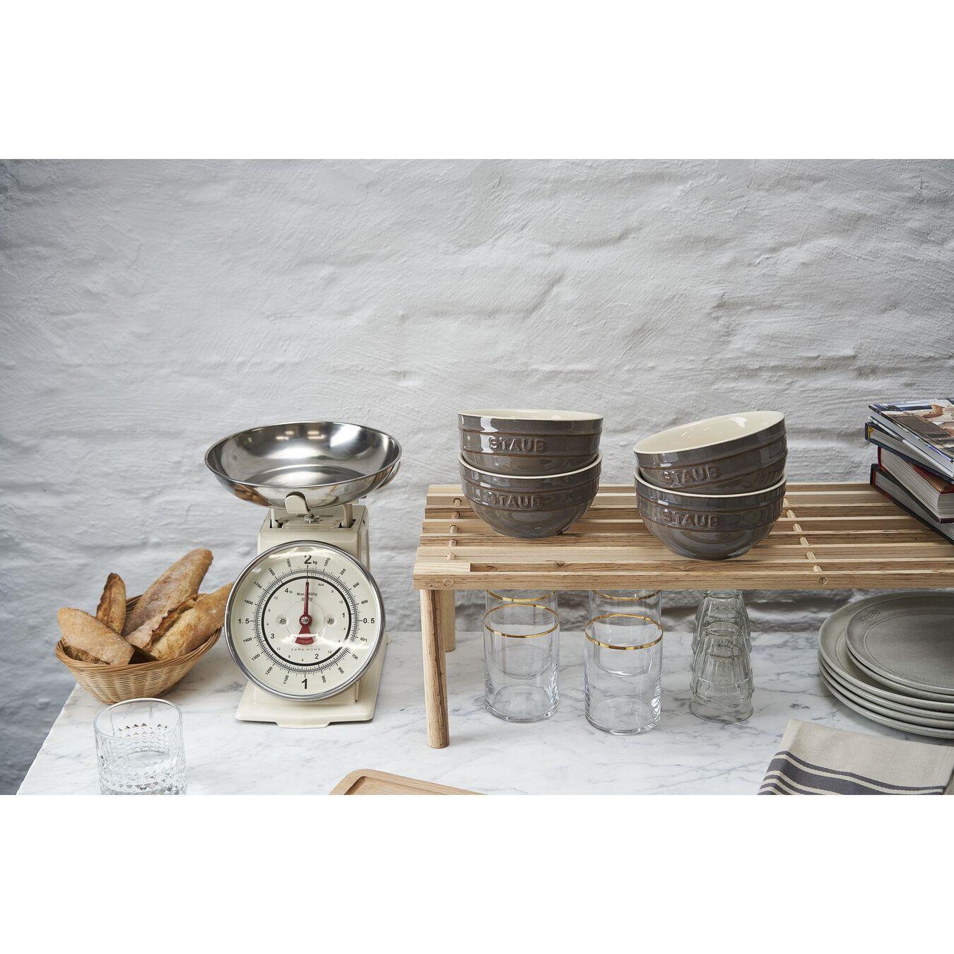 Staub Seramik Kase 4'lü Set 14 cm Antik GriStaub