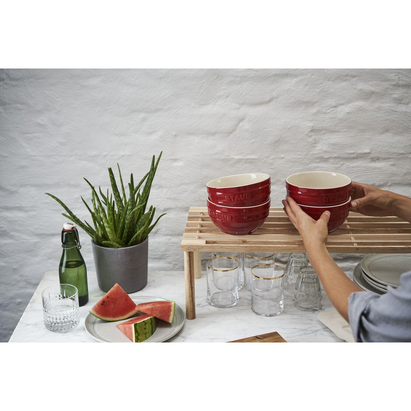 Staub Seramik Kase 4'lü Set 14 cm KirazStaub