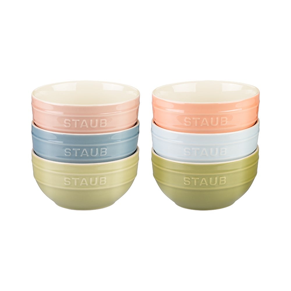 Staub Seramik Kase Seti 6'lı Macaron RenkleriStaub
