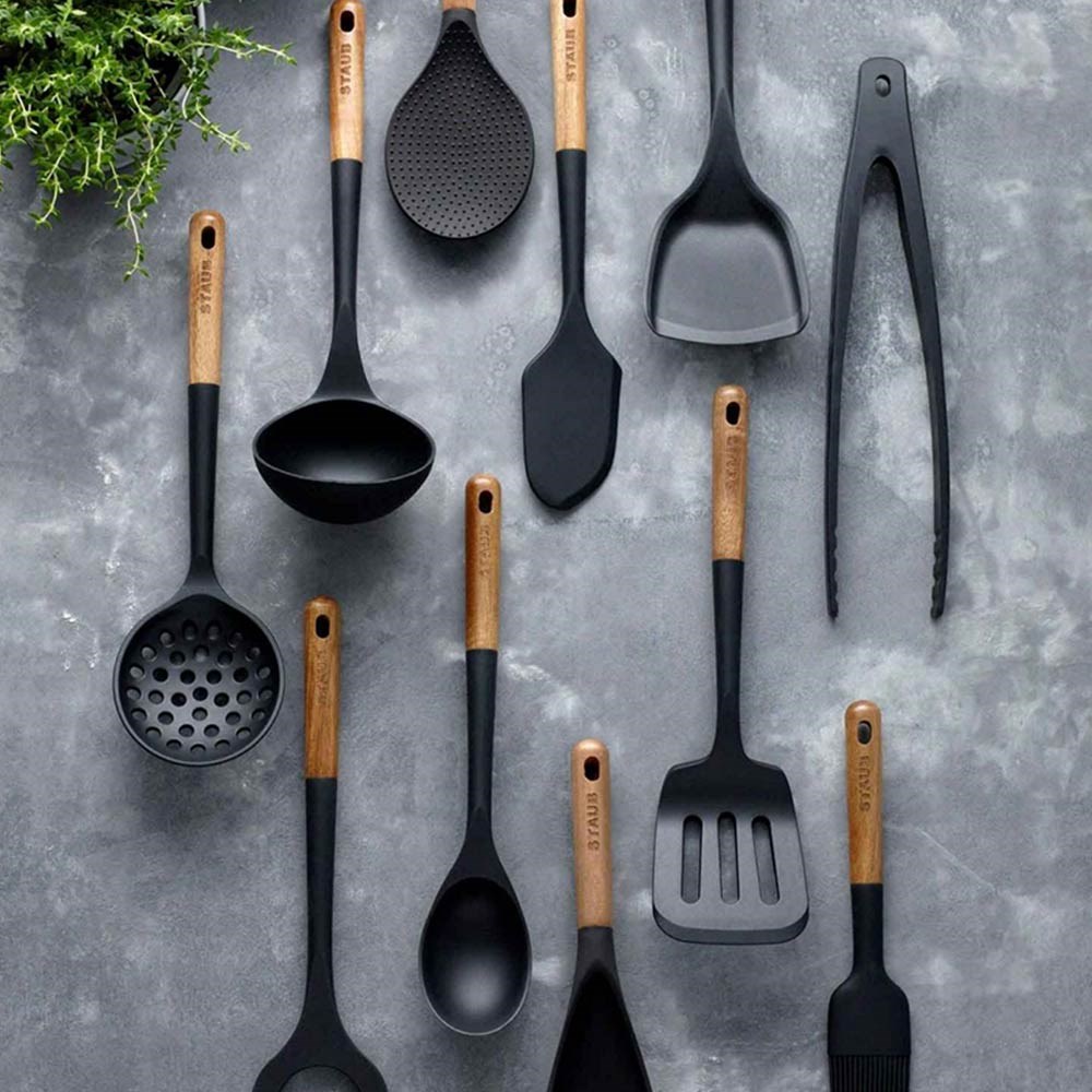 Staub Silikon Maşa SiyahStaub