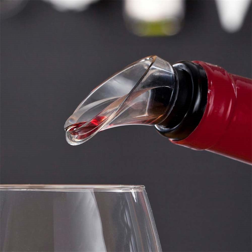 Vacu Vin Şarap Servis Ağızlığı 2'li SiyahVacu Vin