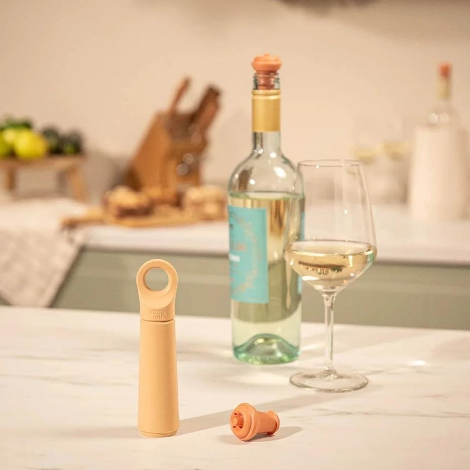 Vacu Vin Şarap Vakum Seti 1 Pompa 1 Şarap Tıpası SomonVacu Vin