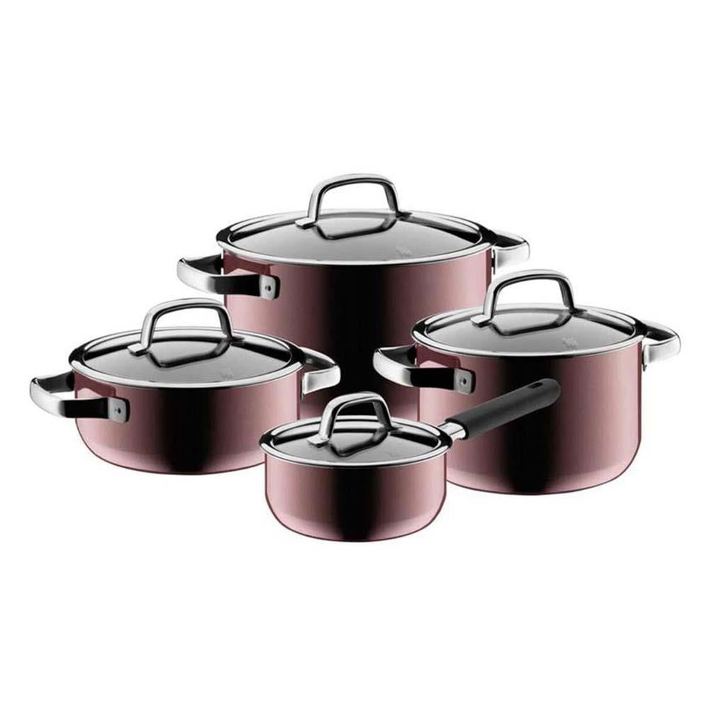 WMF Fusiontec Mineral Tencere Seti 4 Parça Pembe KuartzWMF