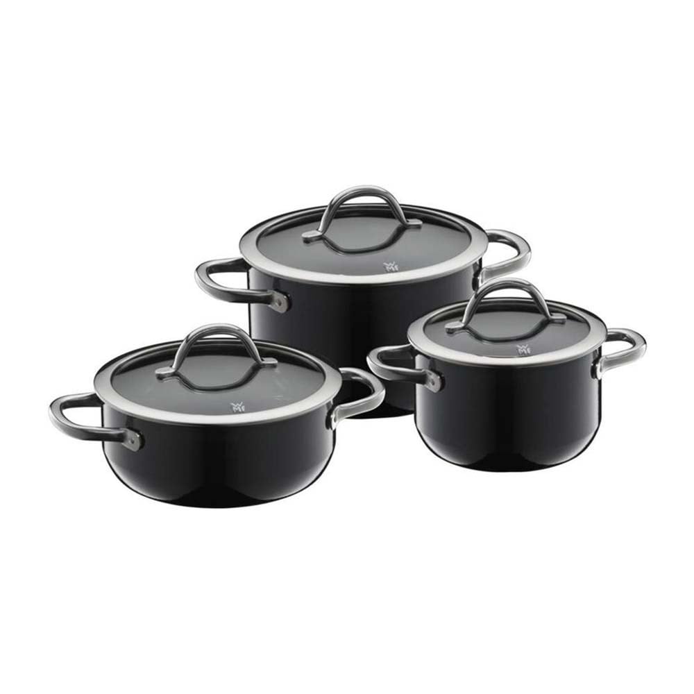 WMF Fusiontec Tencere Seti 3 Parça SiyahWMF