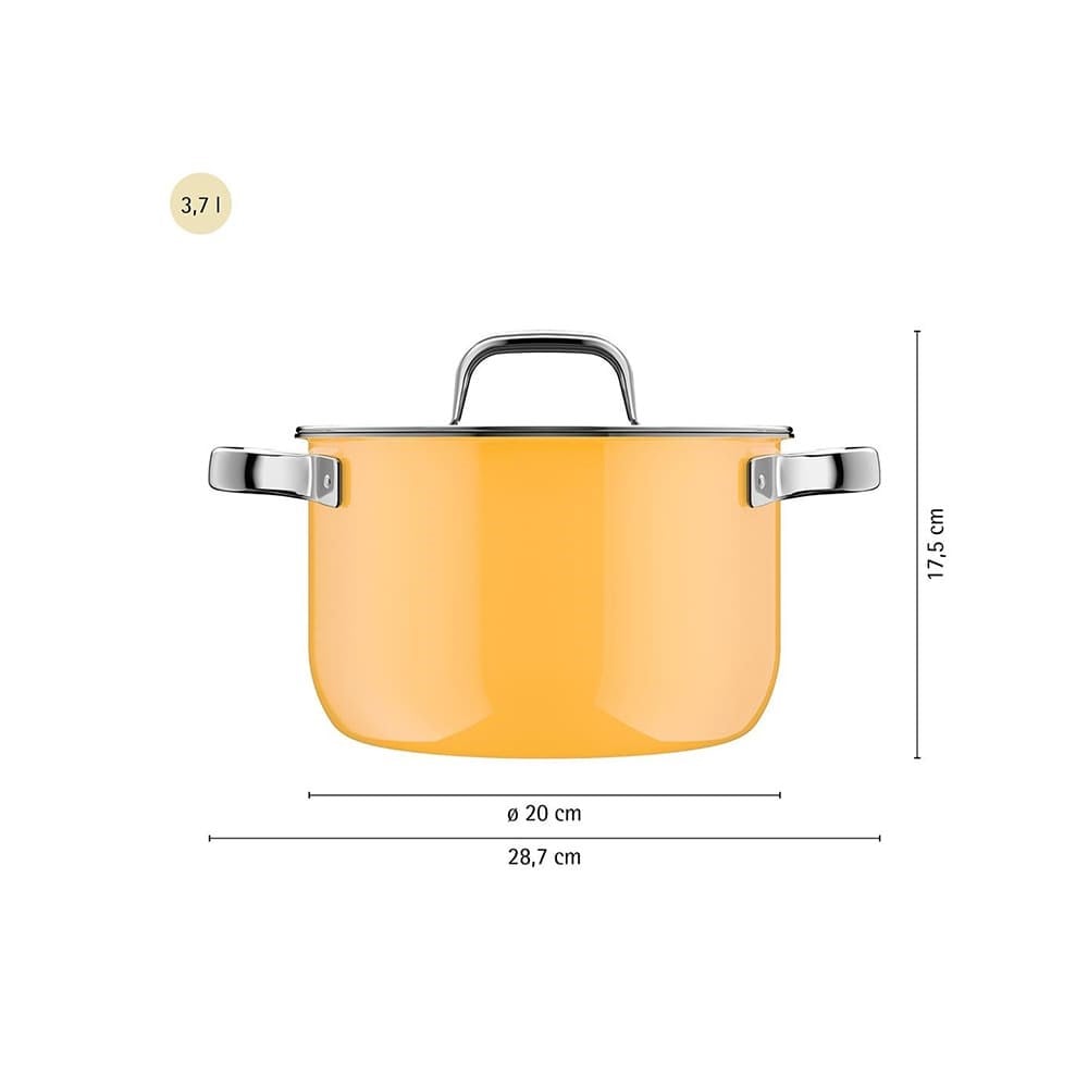 WMF Fusiontec Tencere Seti 4 Parça Mango SarıWMF