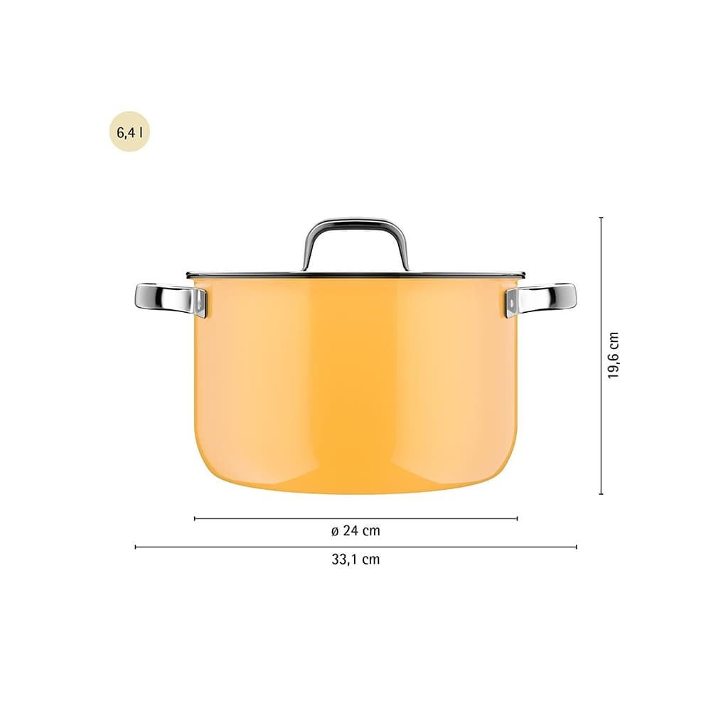 WMF Fusiontec Tencere Seti 4 Parça Mango SarıWMF
