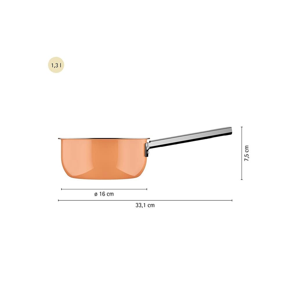 WMF Fusiontec Tencere Seti 4 Parça Papaya TuruncuWMF