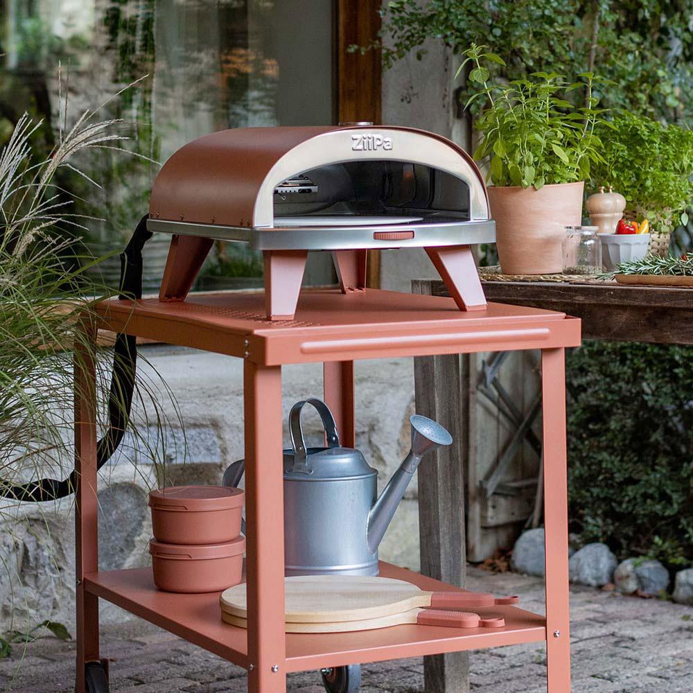 ZiiPa Piana Gazlı Pizza Fırını TerracottaZiiPa