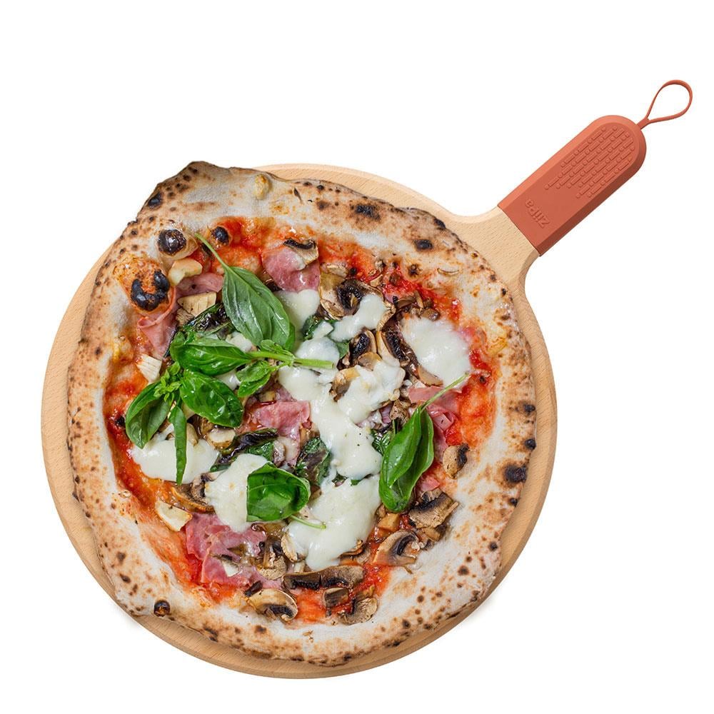 ZiiPa Sora Ahşap Pizza Sunum Tahtası TerracottaZiiPa
