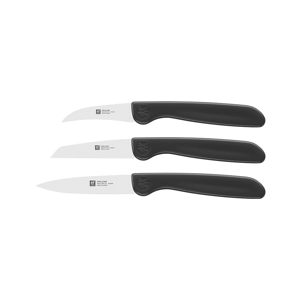 Zwilling 3 Parça Sebze Meyve Bıçağı Seti SiyahZwilling