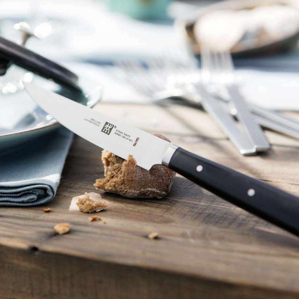 Zwilling Biftek Bıçağı Seti Siyah 4 ParçaZwilling