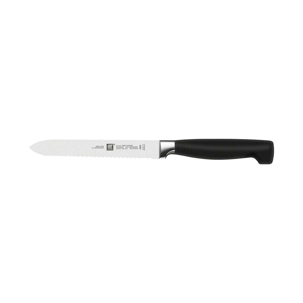 Zwilling Four Star Çok Amaçlı Bıçak Siyah 13 cmZwilling