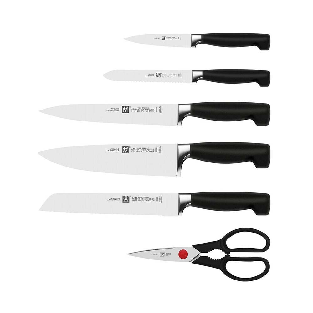 Zwilling Four Star Self Sharpening Blok Bıçak Seti 7 ParçaZwilling