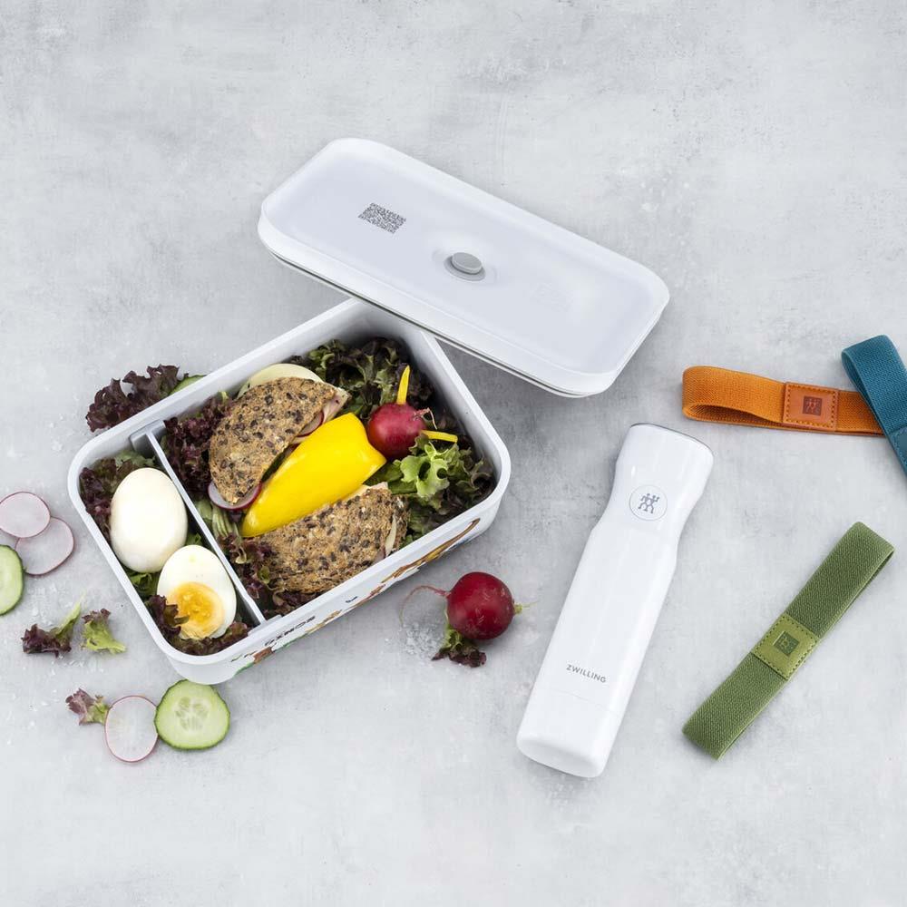 Zwilling Fresh & Save Dinos Vakumlu Yemek Taşıma Kabı L 1,3 L Beyaz-GriZwilling
