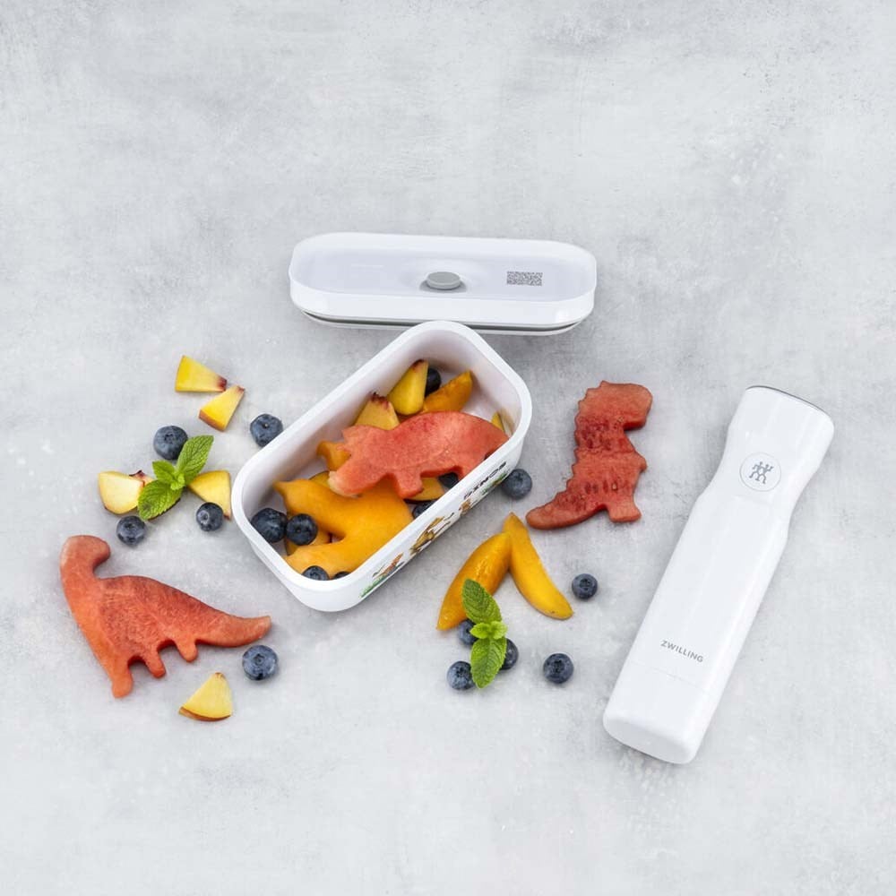 Zwilling Fresh & Save Dinos Vakumlu Yemek Taşıma Kabı S Boyut 0,50 L Beyaz-GriZwilling