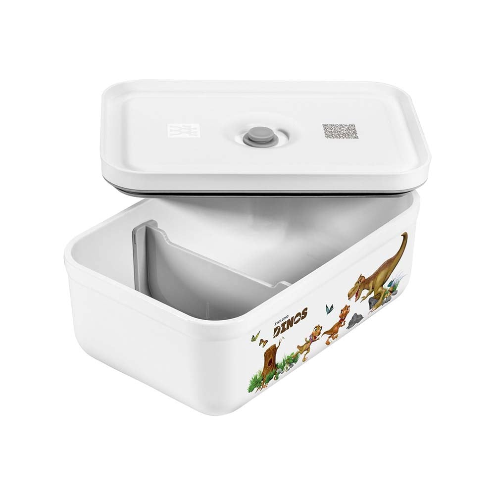 Zwilling Fresh & Save Dinos Vakumlu Yemek Taşıma Kabı L Boyut 1,3 L Beyaz-GriZwilling