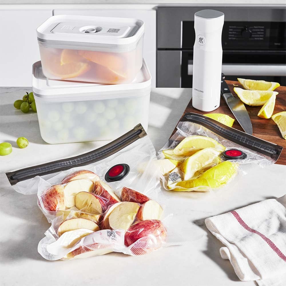 Zwilling Fresh & Save Vakumlu Başlangıç Seti M/L Boyut 7 Parça GriZwilling