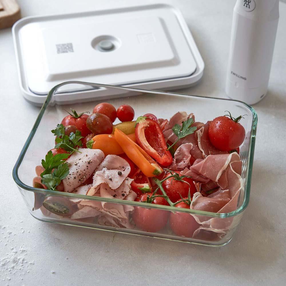 Zwilling Fresh & Save Vakumlu Buzdolabı Cam Saklama Kabı 1,5 L GriZwilling