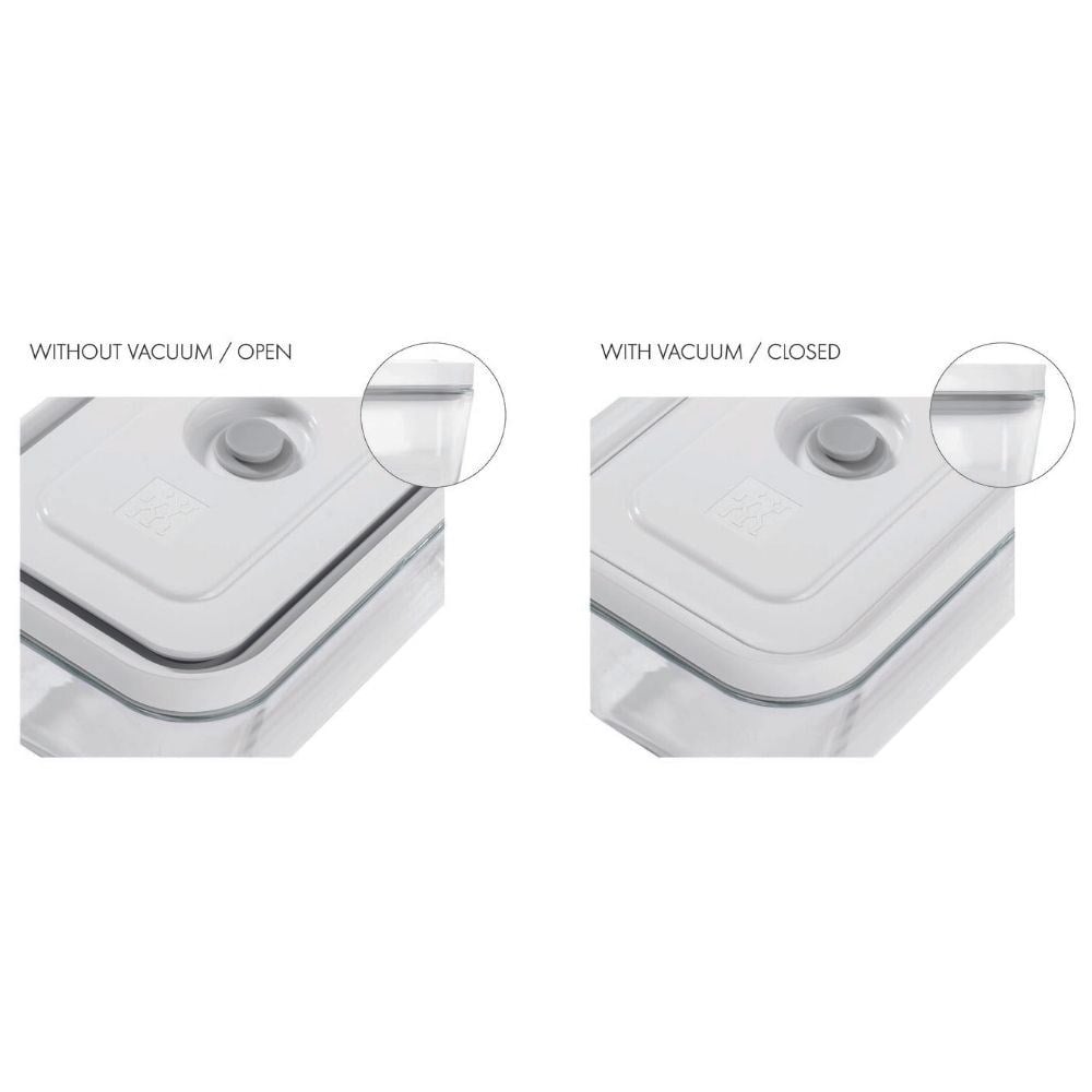 Zwilling Fresh & Save Vakumlu Buzdolabı Saklama Kabı 1,5 L Yarı Şeffaf-GriZwilling