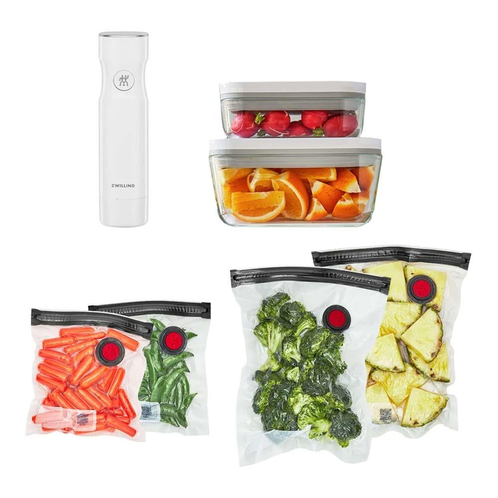 Zwilling Fresh & Save Vakumlu Cam Başlangıç Seti S/M 7 Parça GriZwilling