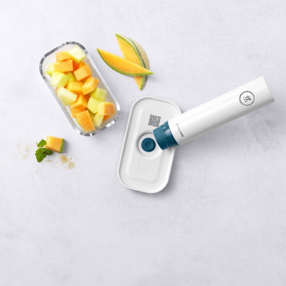 Zwilling Fresh & Save Vakumlu Cam Saklama Kabı S Boyut 0,35 L Akdeniz MavisiZwilling