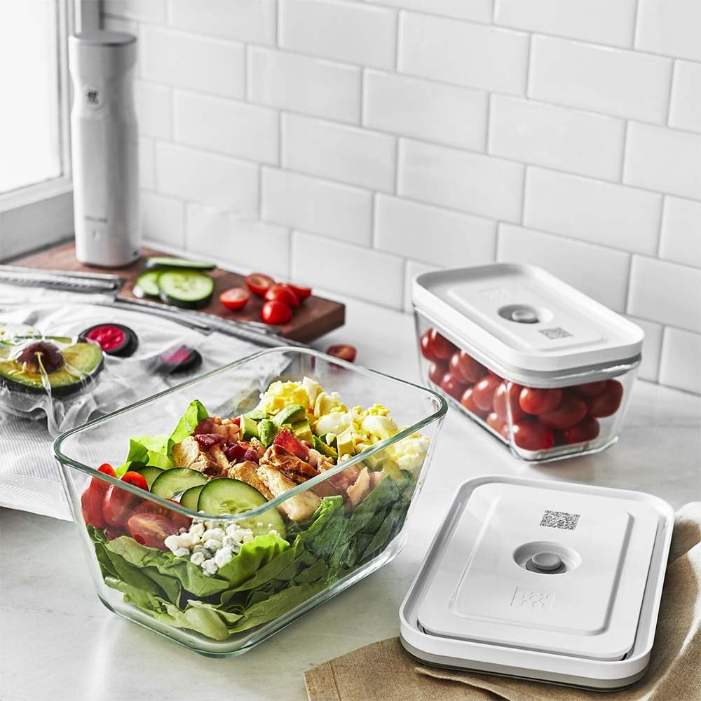 Zwilling Fresh & Save Vakumlu Cam Saklama Kabı L Boyut 2 L GriZwilling