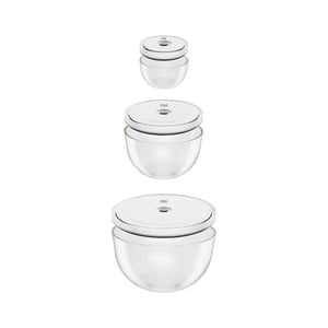 Zwilling Fresh & Save Vakumlu Saklama Kase Seti S/M/L Boyut 3 Parça CamZwilling