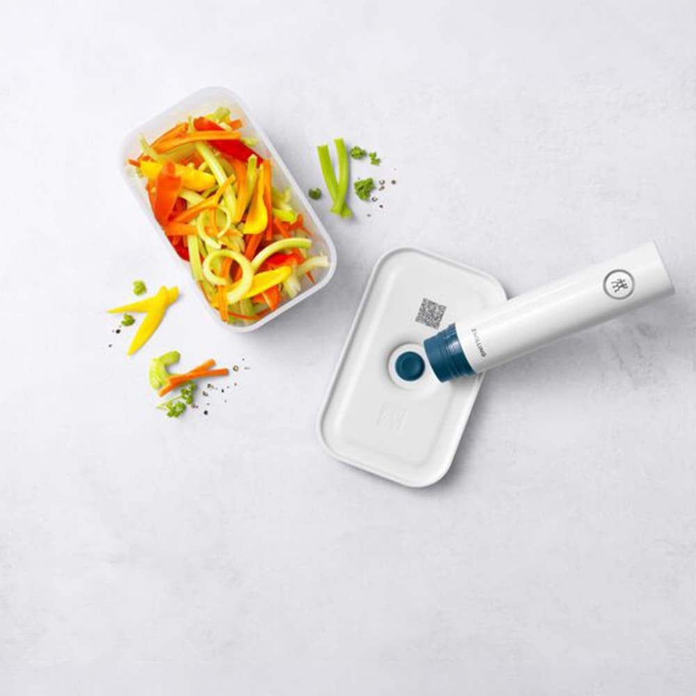 Zwilling Fresh & Save Vakumlu Saklama Kabı M Boyut Yarı Şeffaf 1,10 L Akdeniz MavisiZwilling