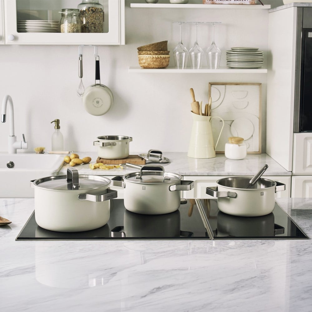 Zwilling Pure Tencere Seti 5 Parça FildişiZwilling