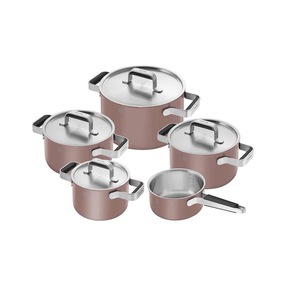 Zwilling Pure Tencere Seti 5 Parça Gül RengiZwilling