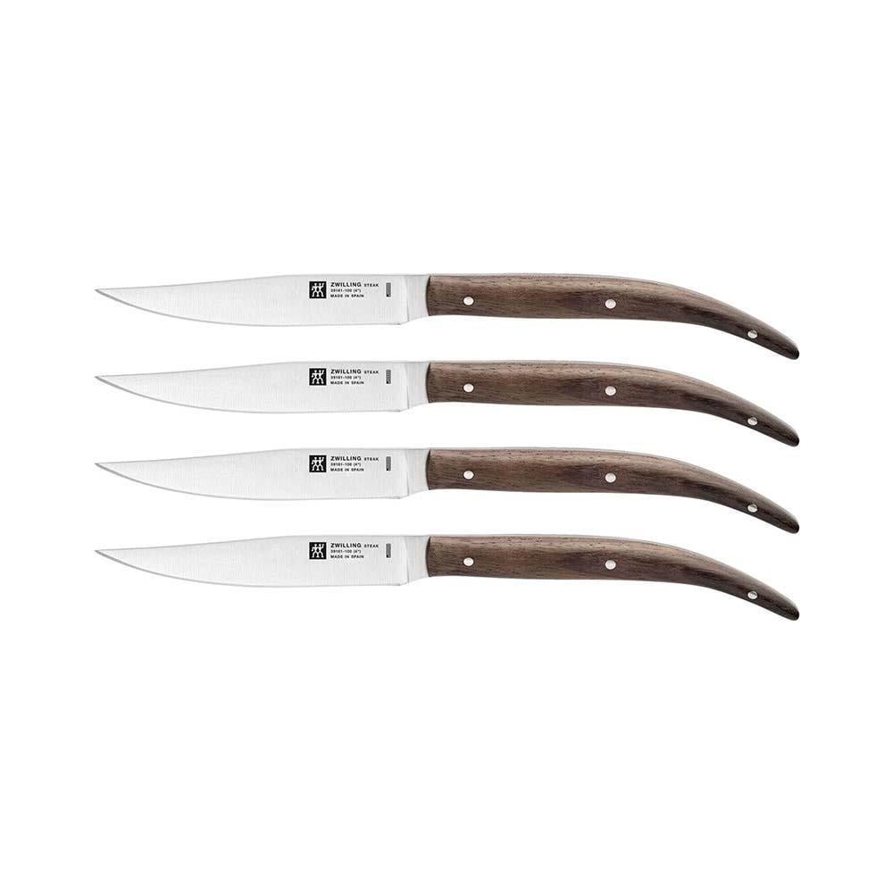 Zwilling Steak Biftek Bıçağı Seti 4 Parça Dark Oad WoodZwilling