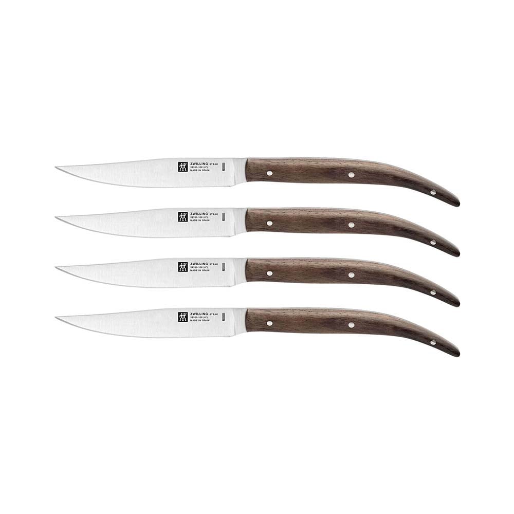 Zwilling Steak Biftek Bıçağı Seti 4 Parça Dark Oad WoodZwilling