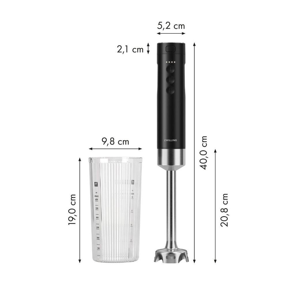 Zwilling Xtend Kablosuz El Blender Başlangıç Seti Bataryalı SiyahZwilling