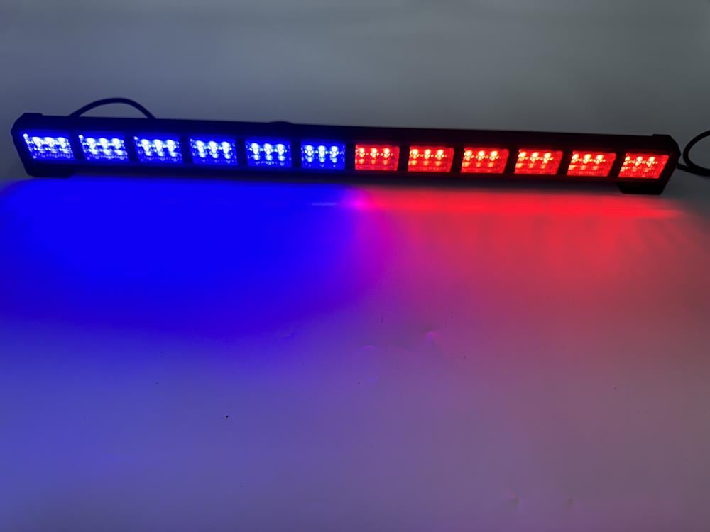 17 fonksiyonlu çakar lamba 57,8cm kırmızı-mavi 12-30v / LAPA199-2