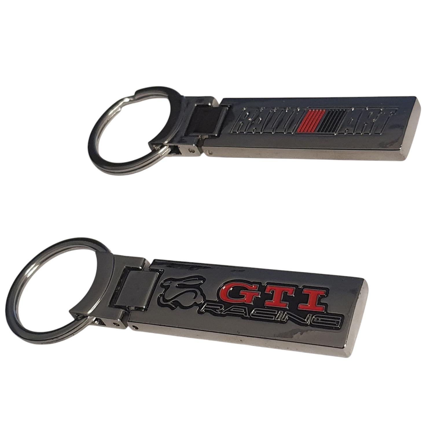 2 Adet Metal Anahtarlık gti, ralliart