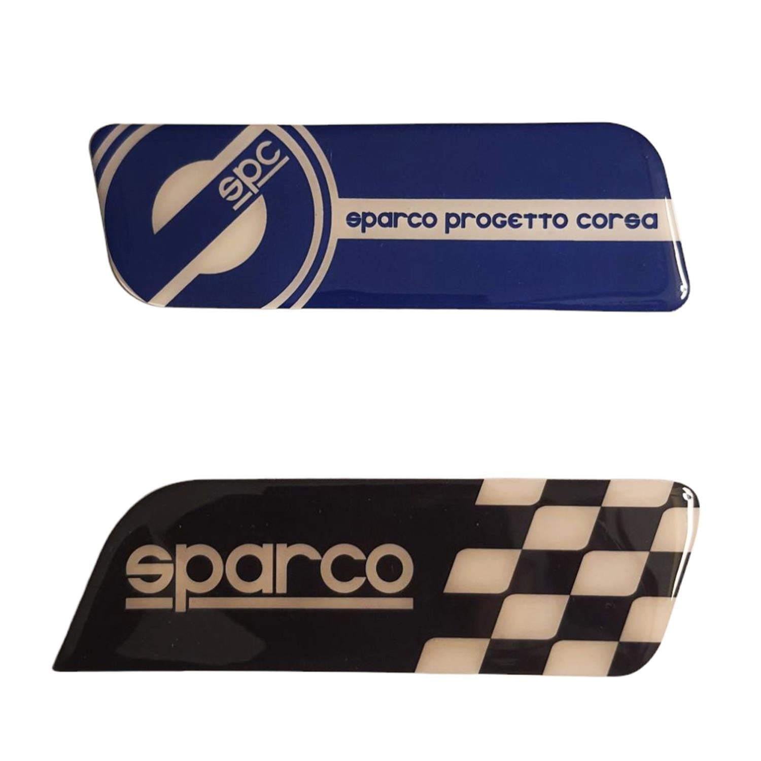 2 Adet Sparco Damla Amblem Kendinden Yapışkanlı 11,5x3,6cm 0557