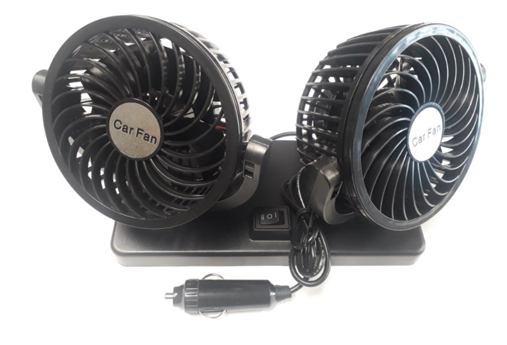 Carub 2'li  Vantilatör Torpido  Üstü 12 Volt