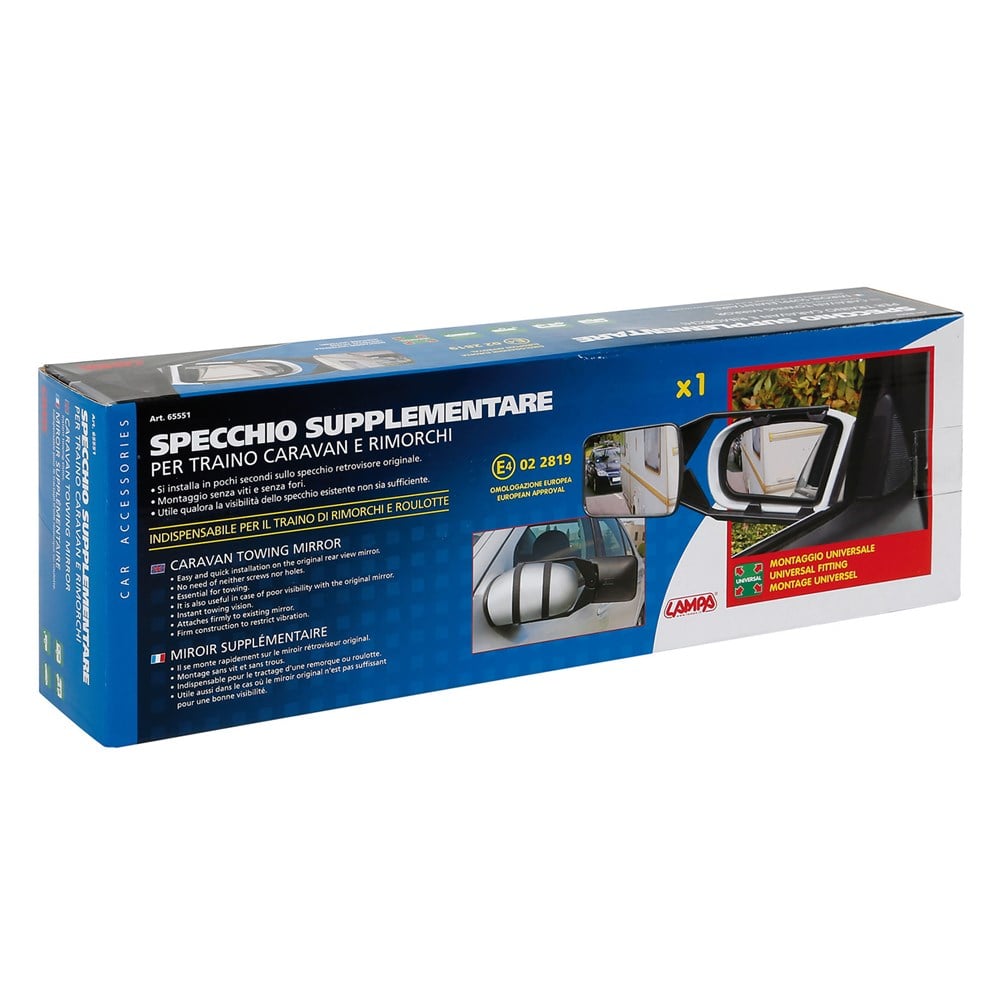 Lampa Karavan Yan İlave Geniş Görüş Ayna 65551