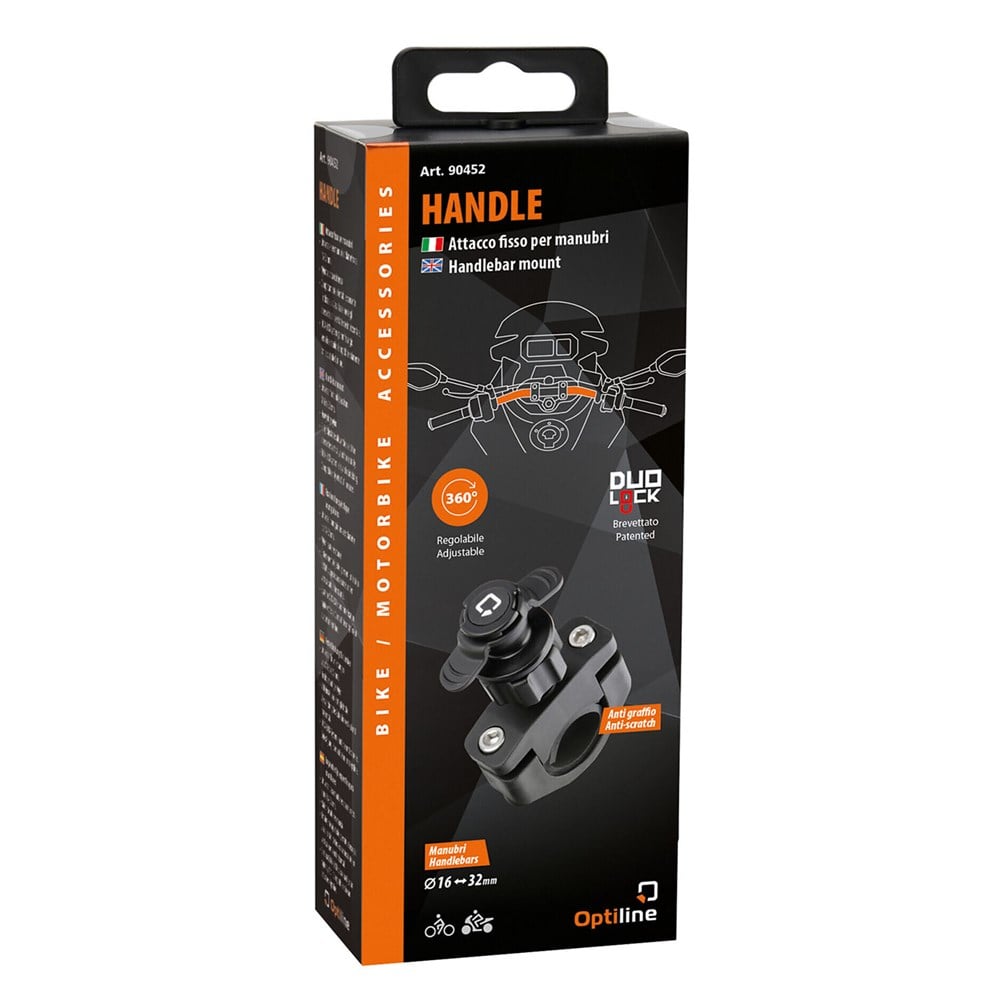 Lampa Opti-Handle Motosiklet Gidon Telefon Bağlantı Aparatı 90452