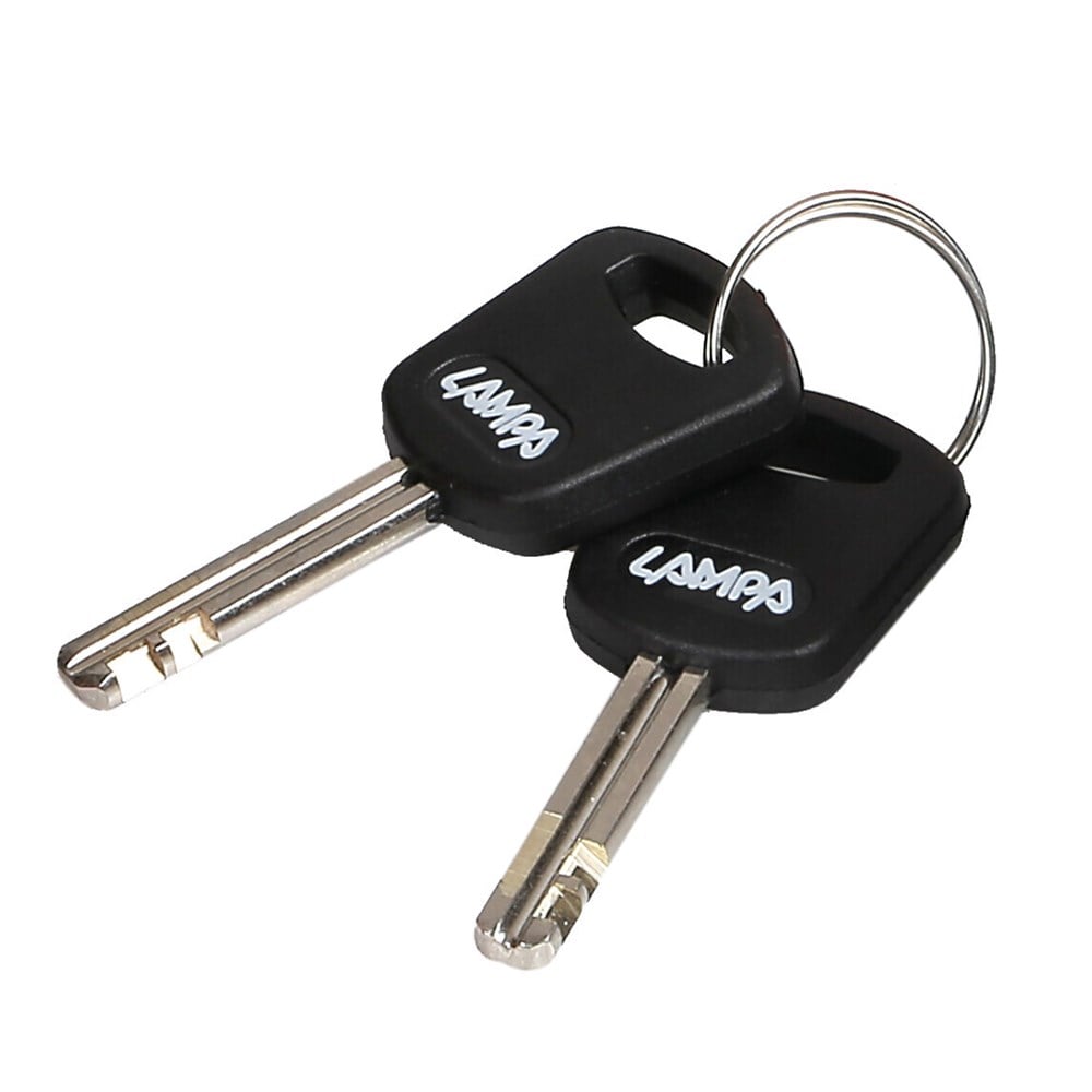 Lampa Stone Siyah 5,5mm Disk Kilidi 2 Anahtarlı 90588